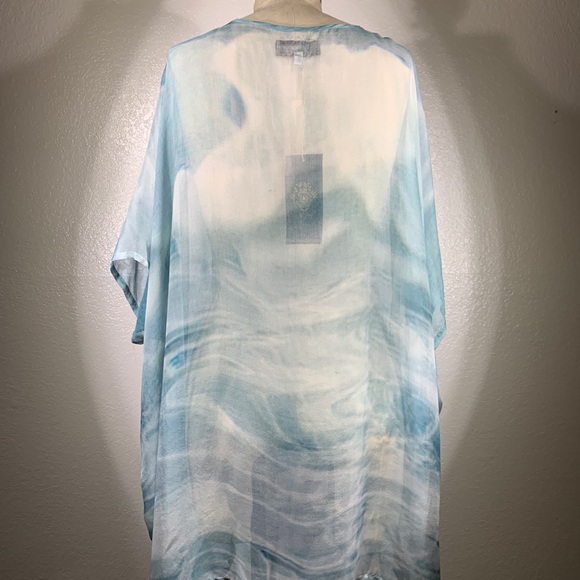 Biya by Johnny Was Orinoco Heavens Silk Tunic NWT - Picture 5 of 6